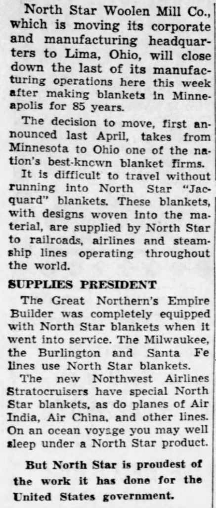 Minneapolis Star, December 11,1949
